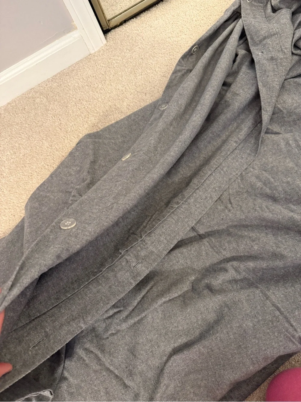 West Elm Gray Duvet Cover & pillowcases